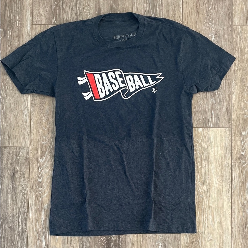 Baseball Graphic Tee - Dark Gray